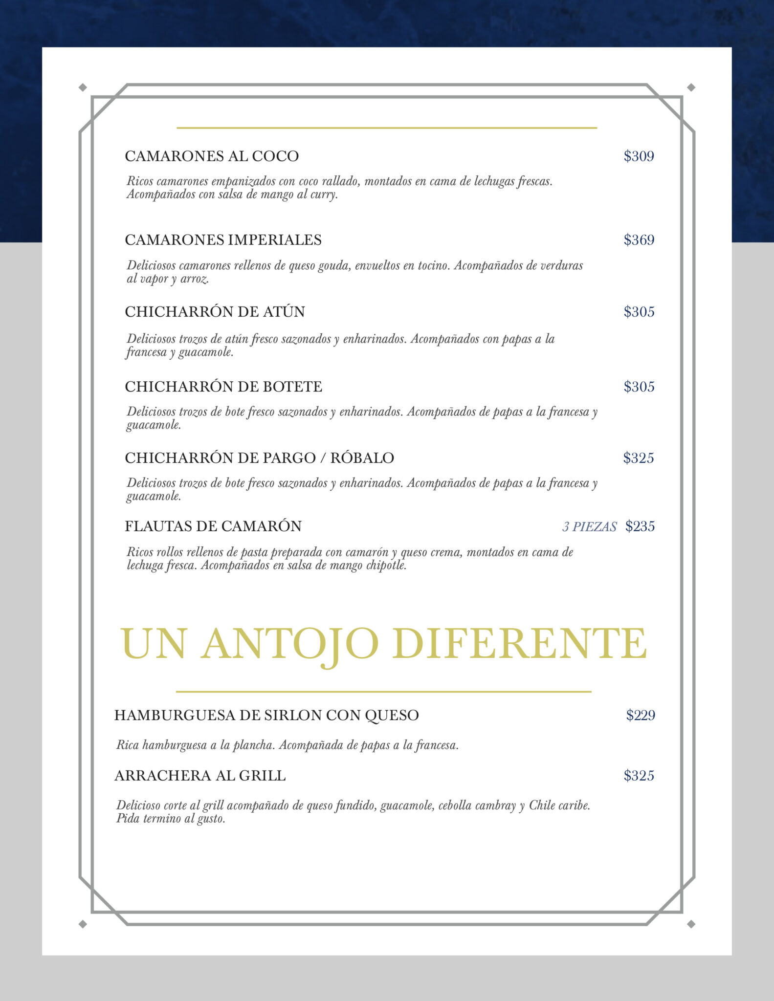 Menú página 8.2